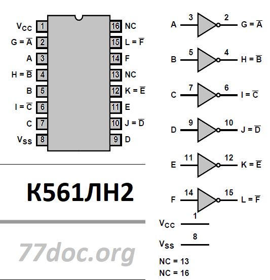 4049 BP (К561ЛН2)